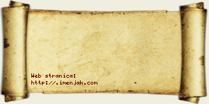 Hana Vilimonović vizit kartica